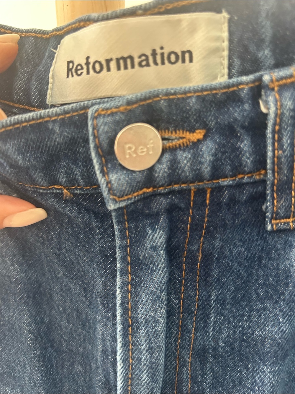 Reformation Julia High cigarette Jean Size 27